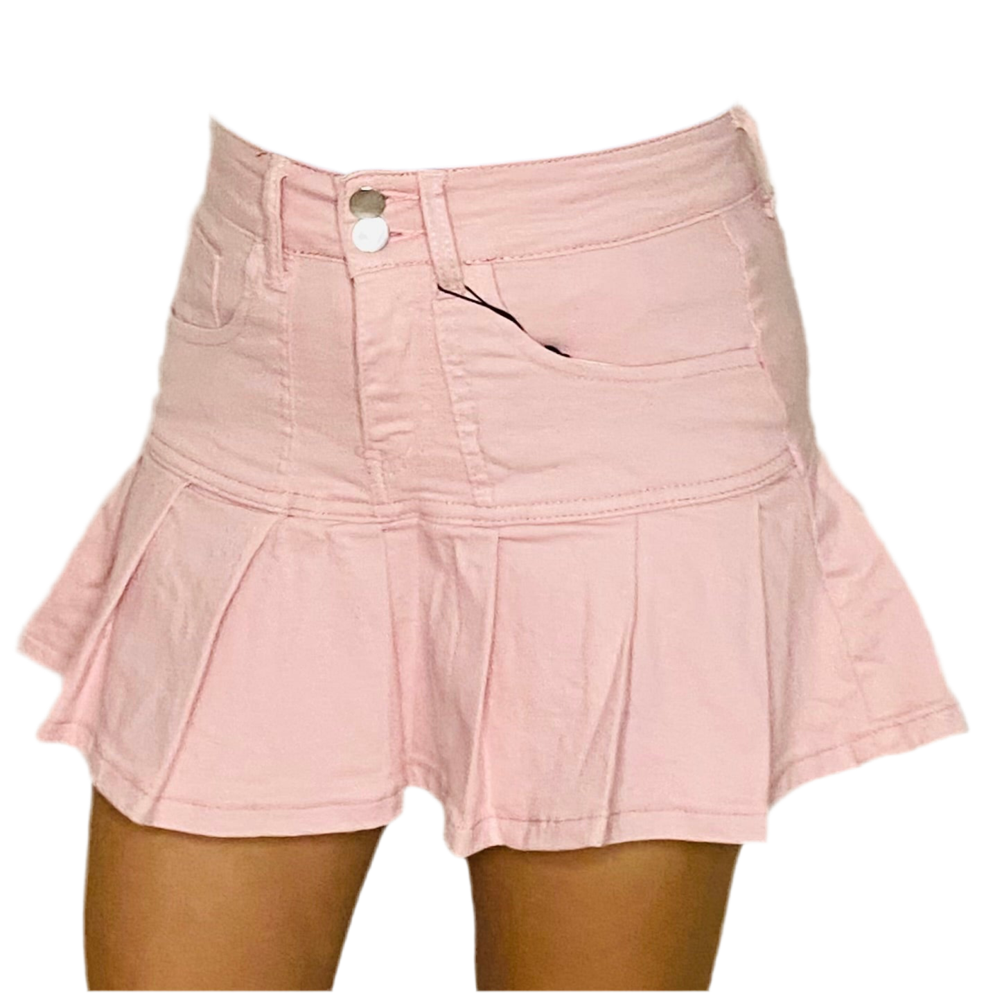 Falda Short paletoneada WS1202-6 490390 rosada