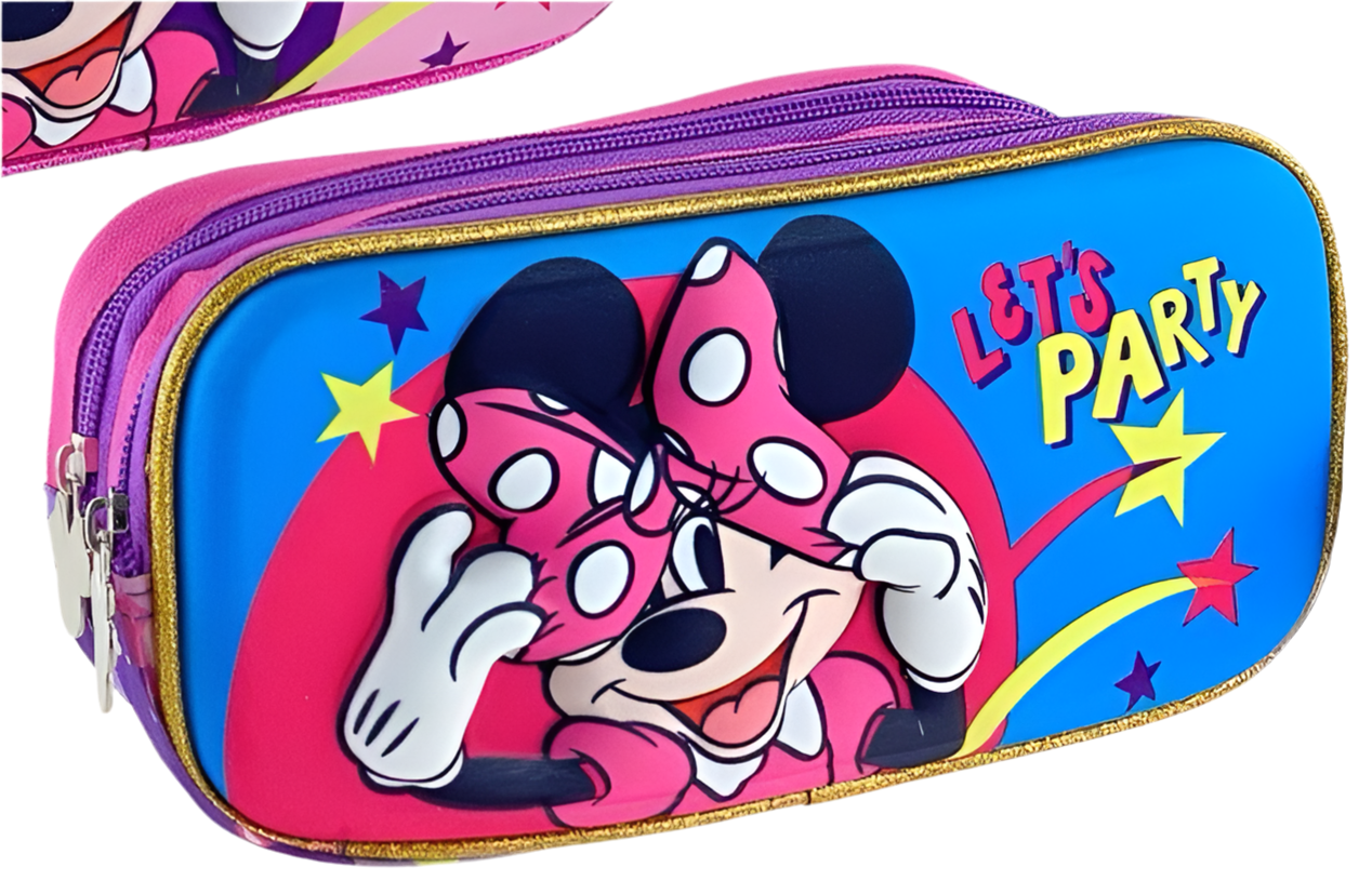 Cartuchera azul minnie 24x115x7 077-03382 330240