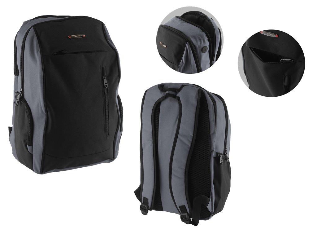 Mochila negra niño 30x17x45 061-BK1031G 590445