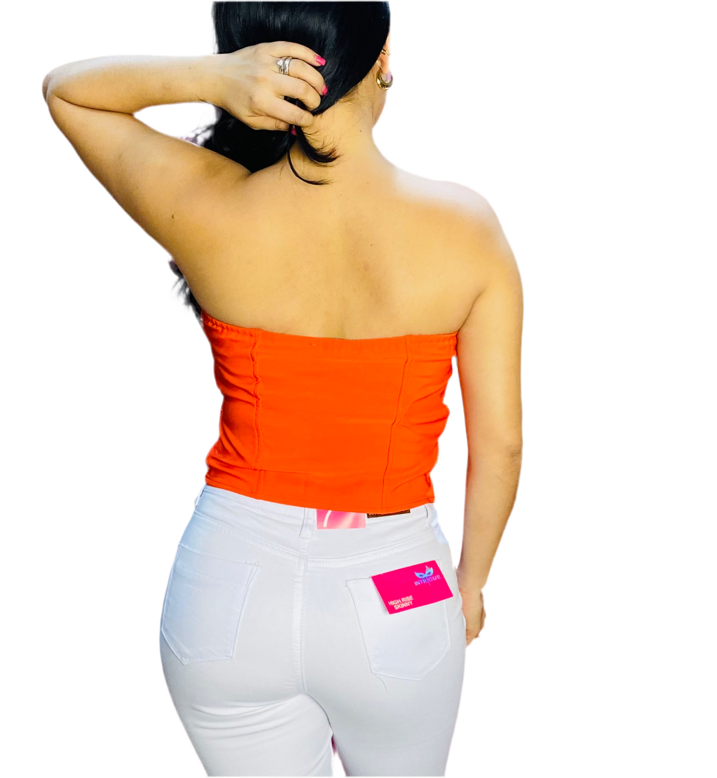 Top tubo para mujer dama Anaranjado CTD1187-18 390290
