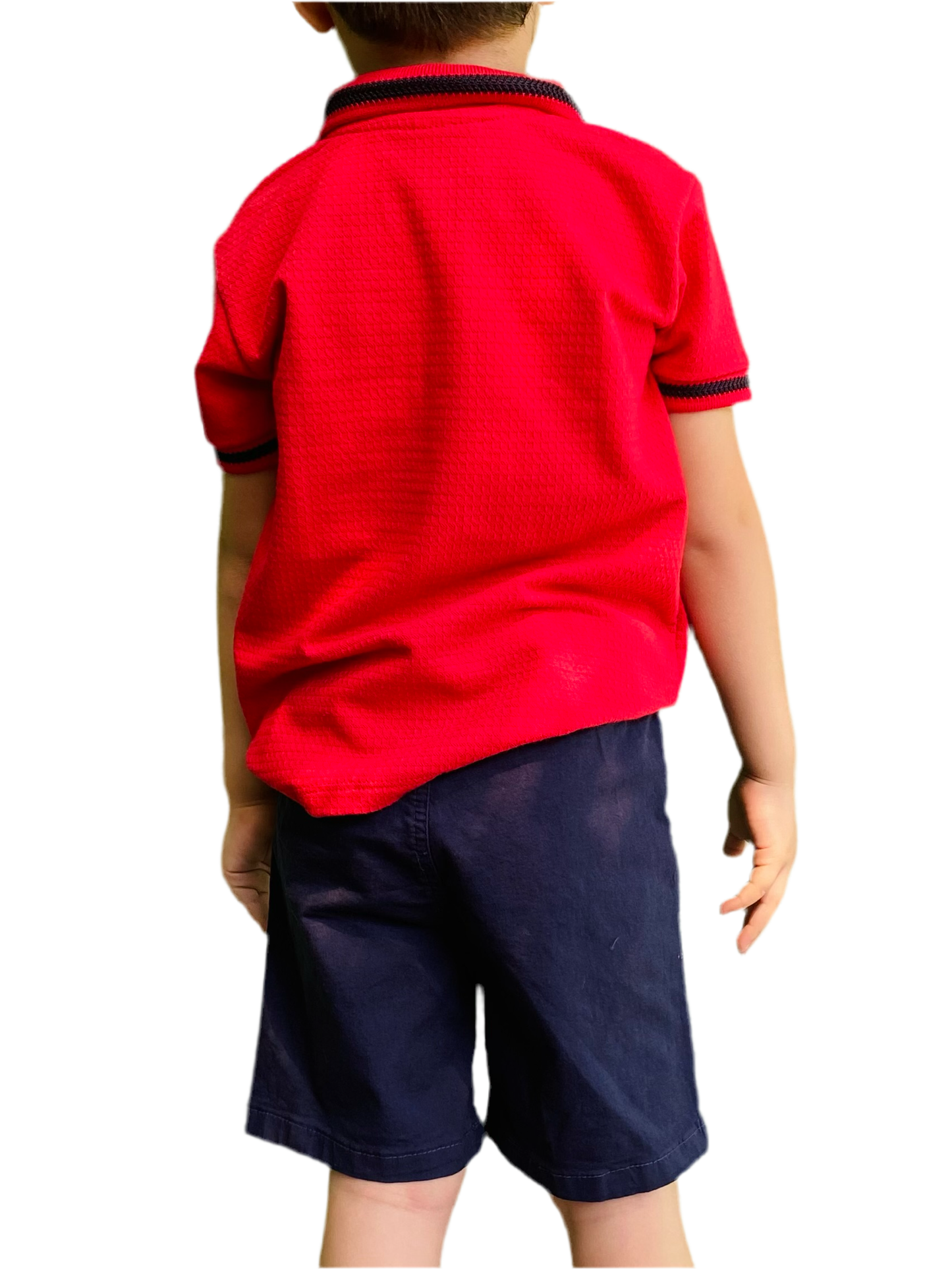 Set camisa roja short azul Quimby 34268-191763 890590