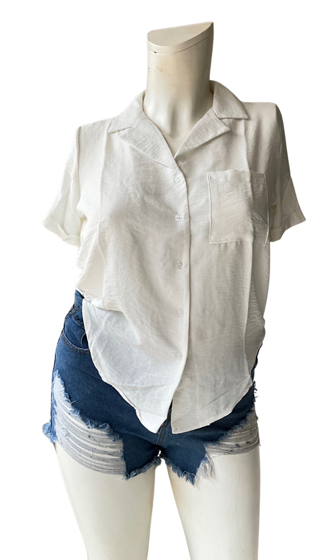 Camisa para dama mujer blanca CTD1152-16 495350