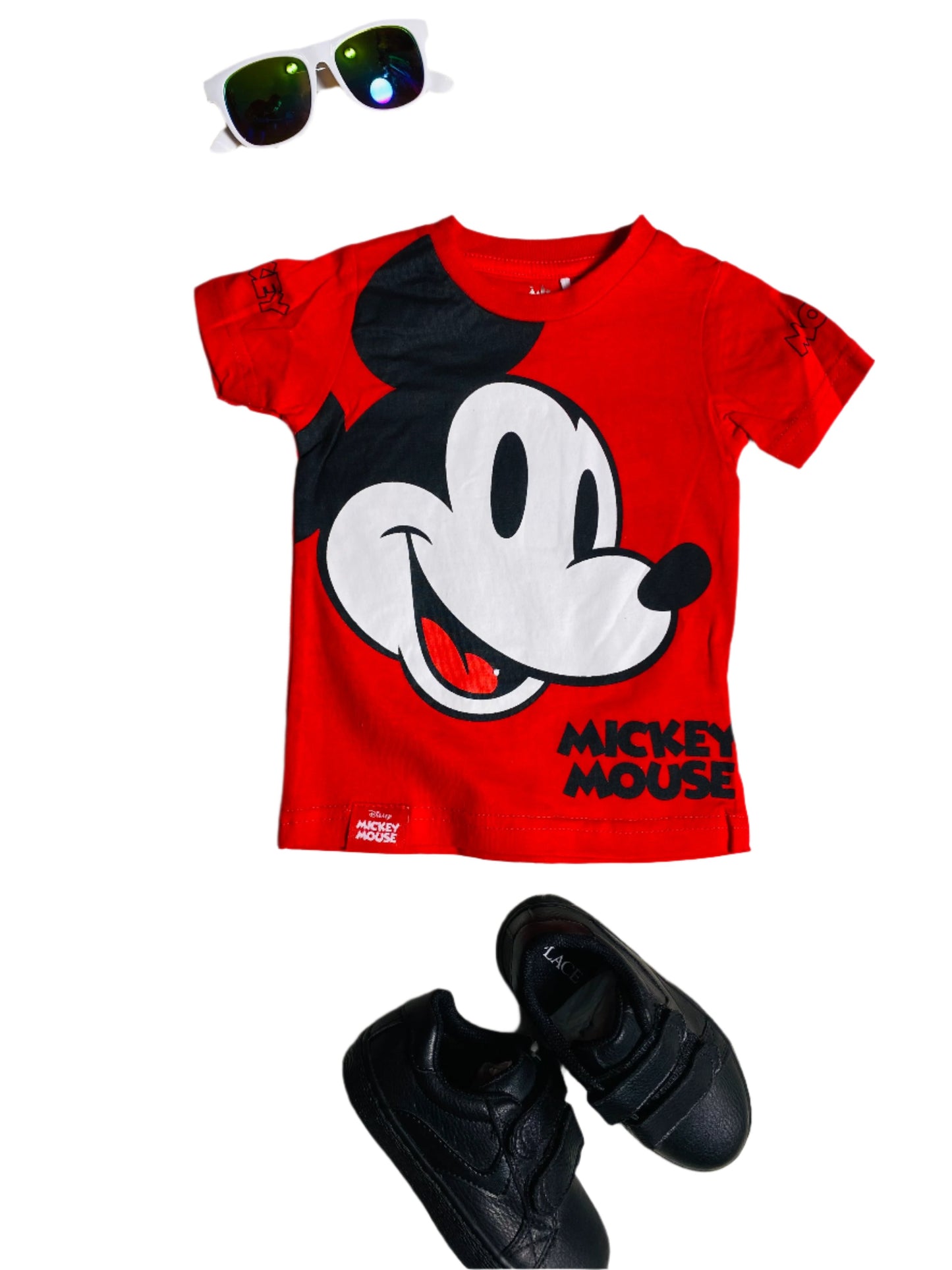 Camisa mickey bebe niño 12m a 3T D1-MK-1309B 299225 roja