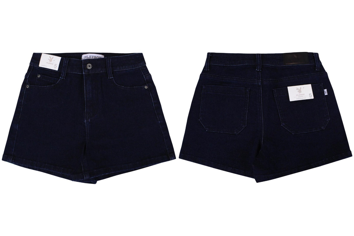 Short Jeans para Dama Azul Tiro Alto Playboy PB7-1885 tallas 3-15 500360