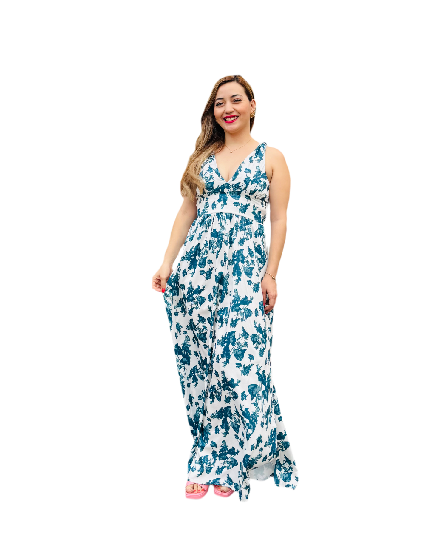 Vestido para dama hojas verdes IN12-2285 890510
