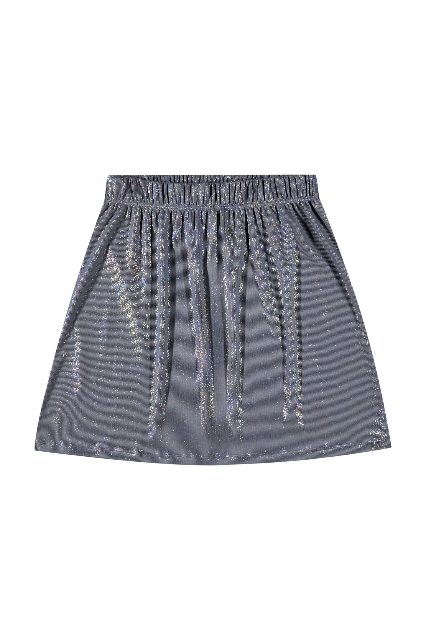 Conjunto para niña falda y camisa gris tornasol gloss 31848 745555