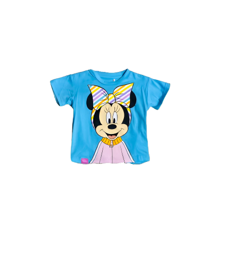 Camisa Minnie disney bebe niña 12m a 3T D1-MI-1291B 350225 azul
