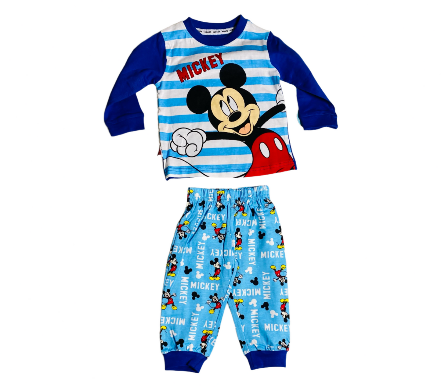 Pijama bebé niño mickey 12m a 3T azul D3-MK-640B 490315