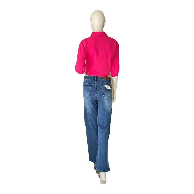 Camisa con mangas dama PR1-734 rosado fucsia 350260