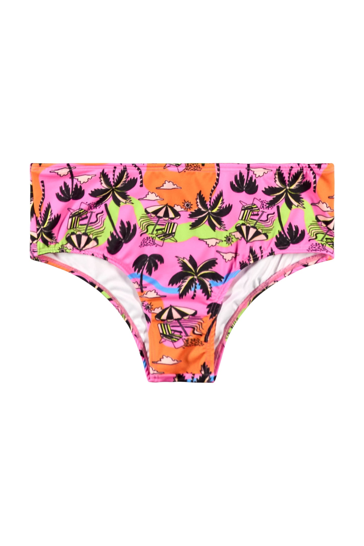 Traje de baño Bikini Gloss Rosa Palmeras Larga Niña Grande 31886-SB0379 790575