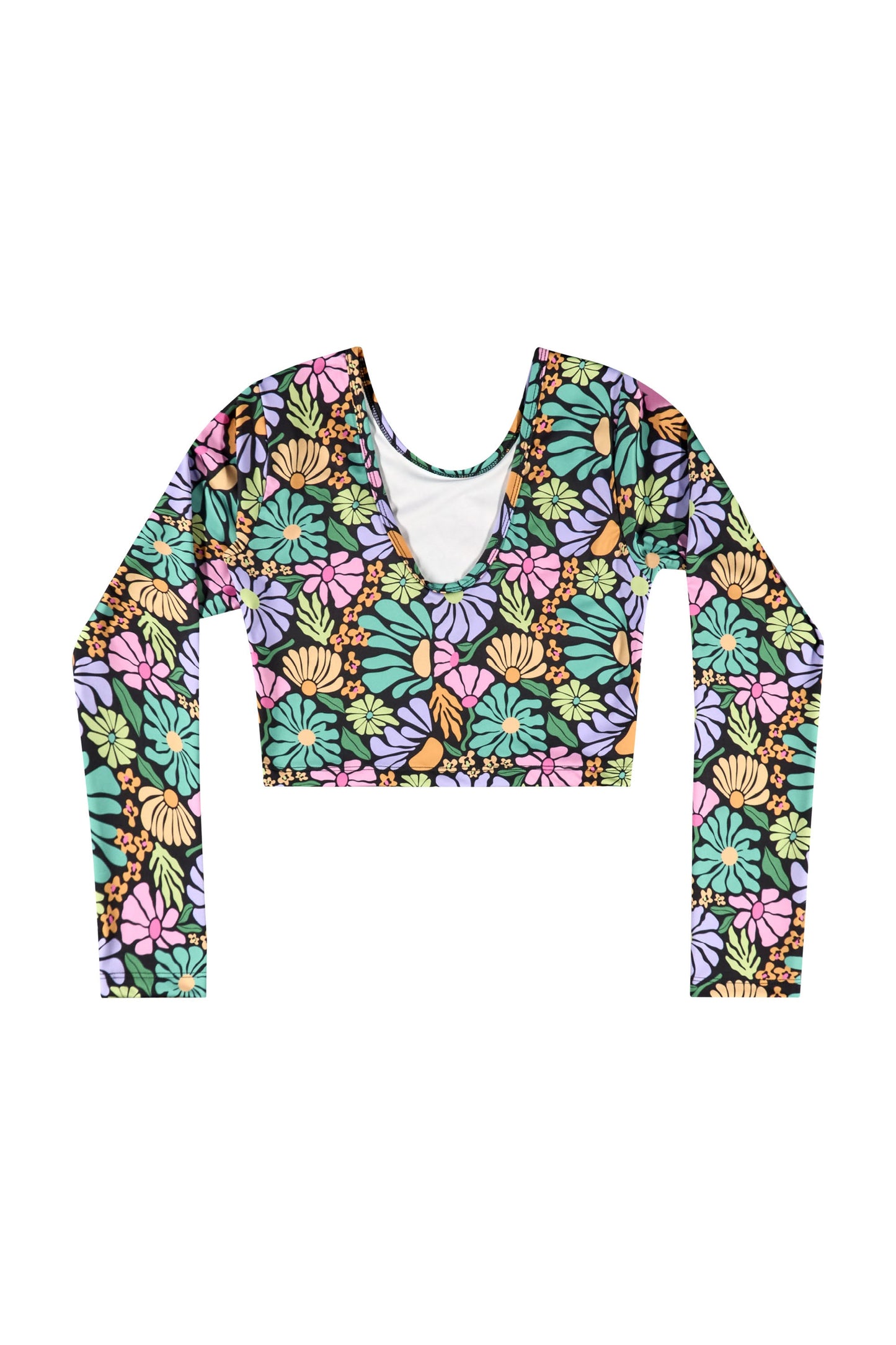 Traje de baño Bikini Gloss Flores Manga Larga Niña Grande 31886-SB0380 790575