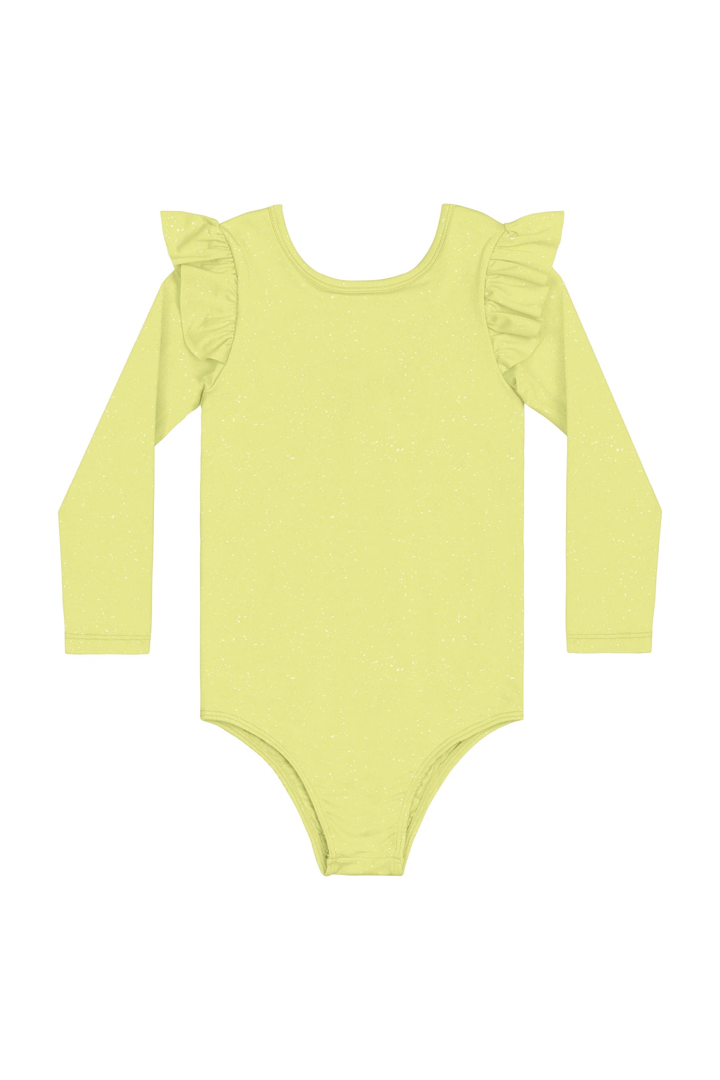 Traje de baño verde neon niña una pieza manga larga 34012-GLI014 690490