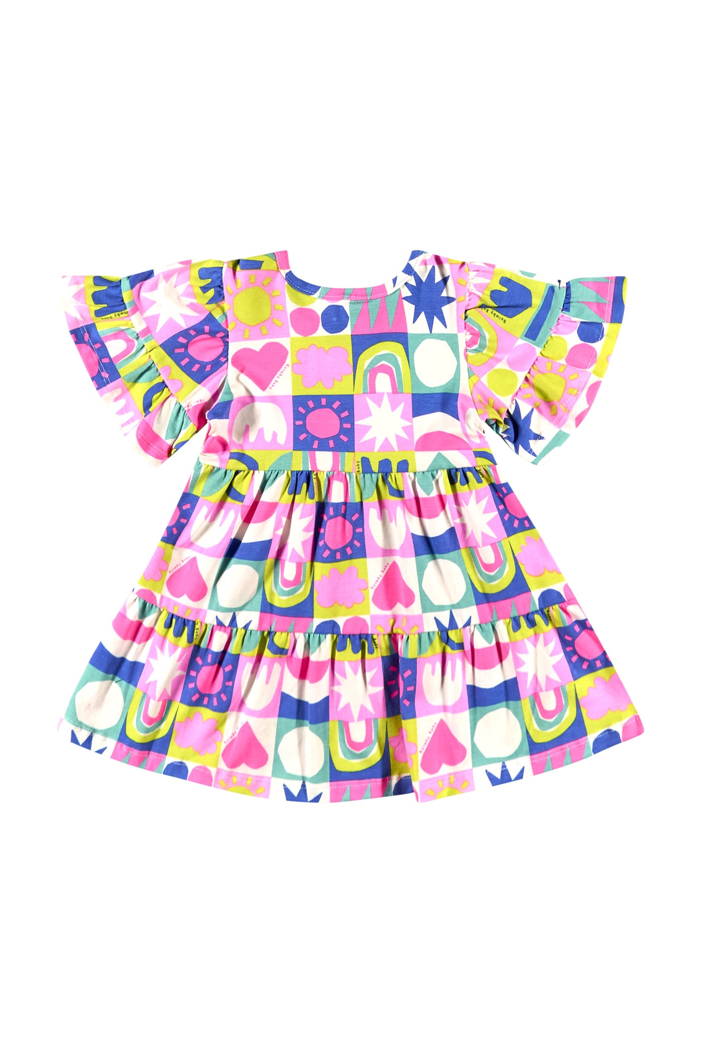 Vestido floreado morado Quimby 34139-AB2170 490360