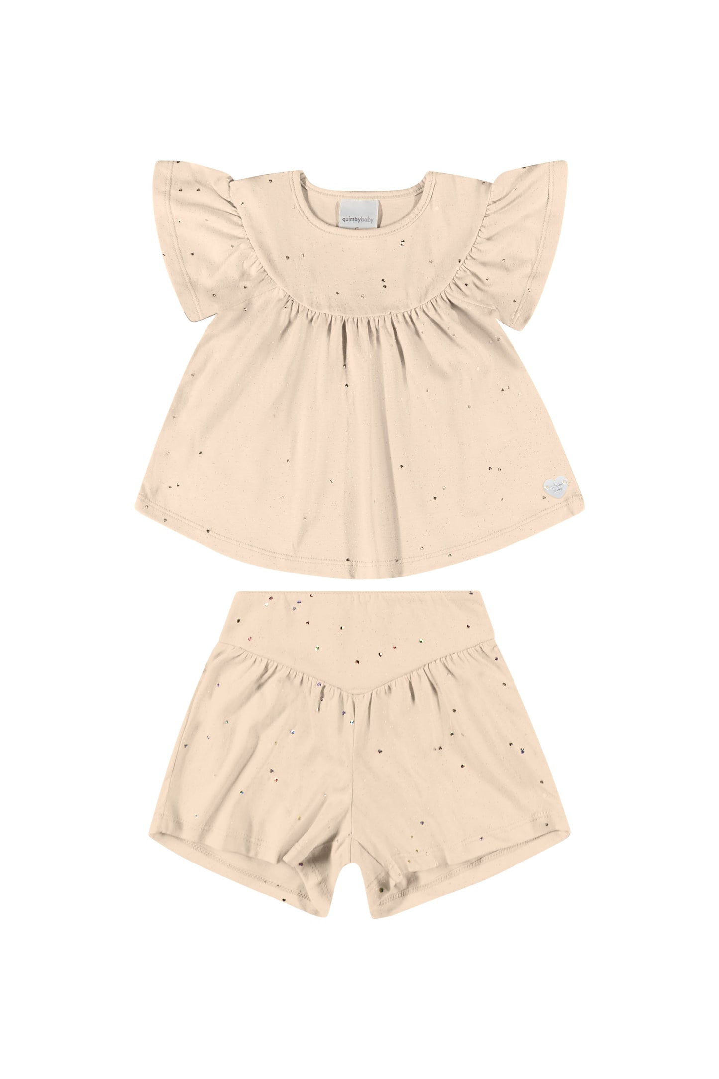 Conjunto Set 2 piezas camisa y short niña 34140-GLI015 Quimby 645445
