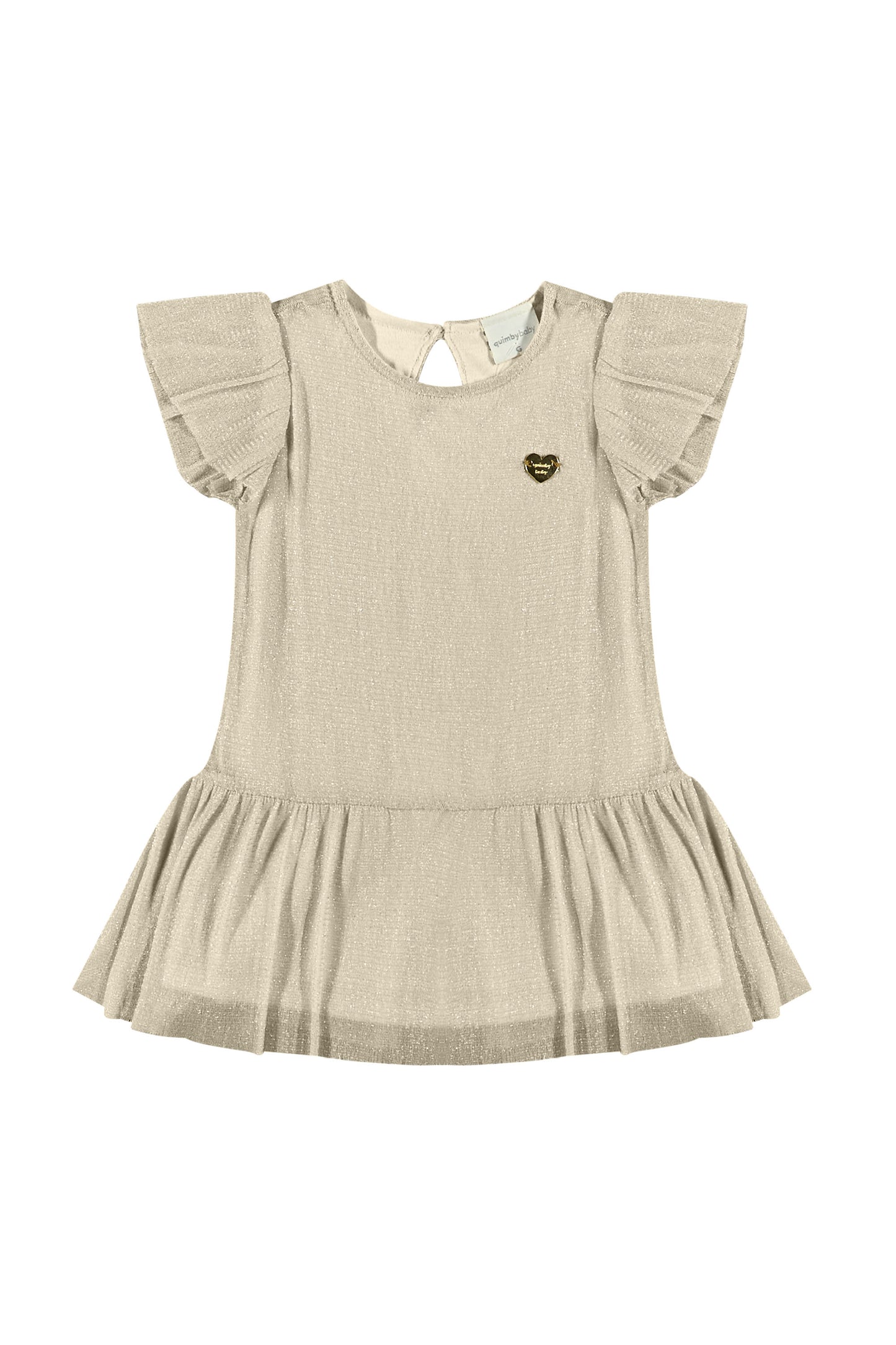 Vestido dorado Quimby 34152-131006 645390