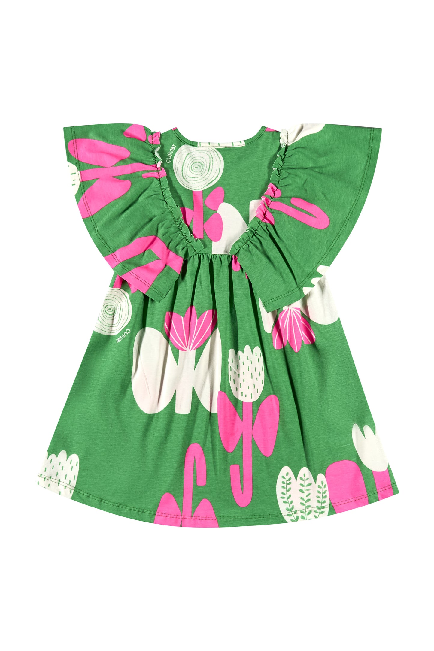 Vestido Verde niña quimby 34184 FLO984 590399