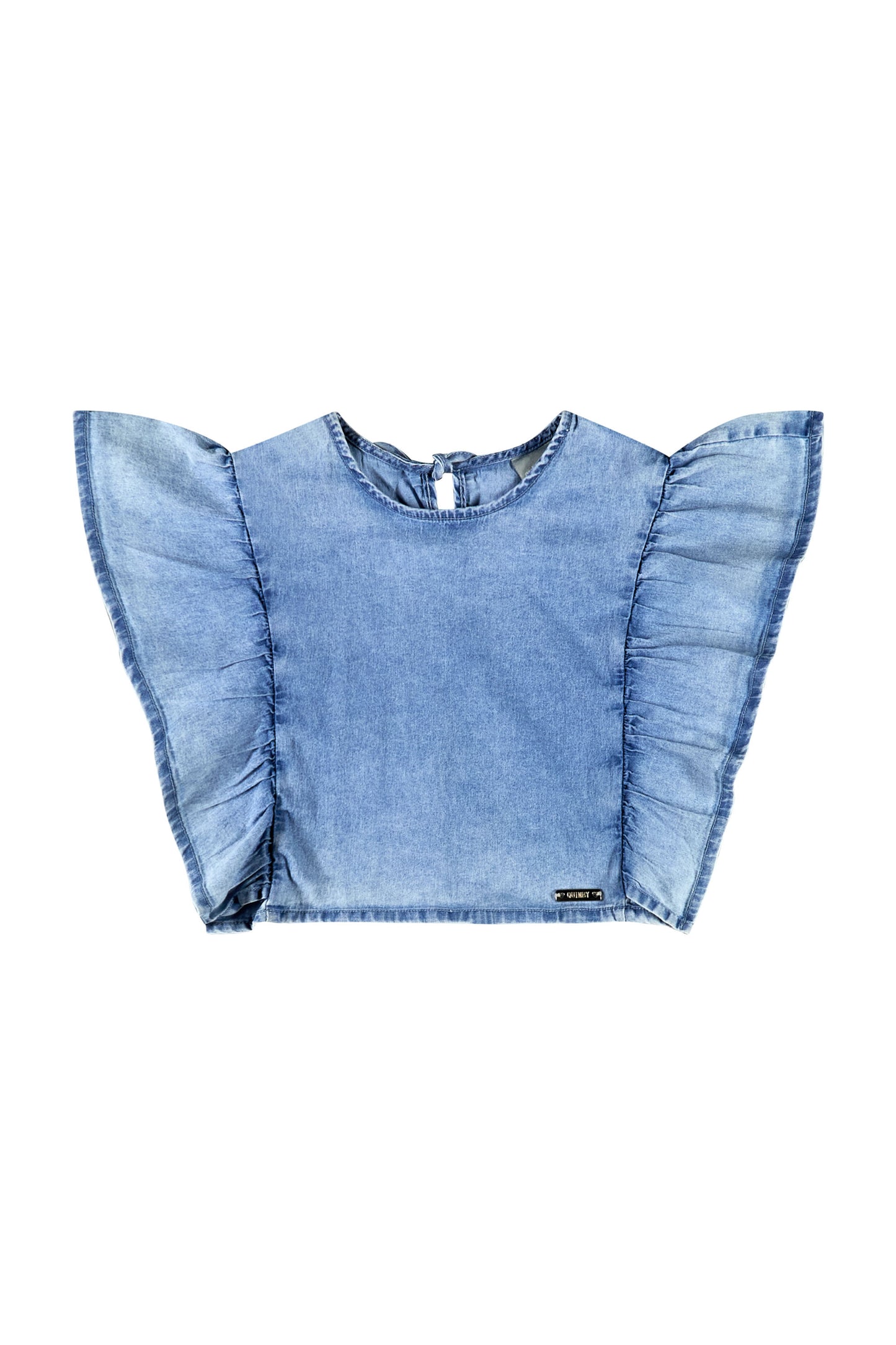 Conjunto Blusa y short color azul jeans Quimby 34185-184025 1165745