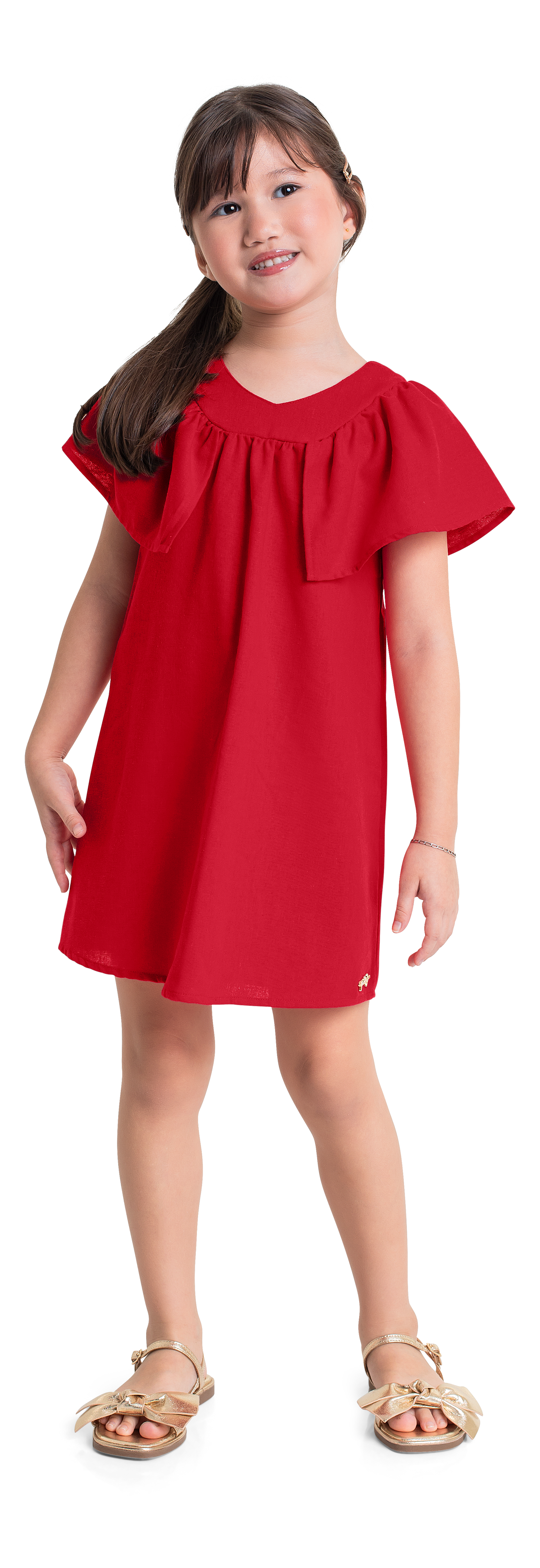 Vestido rojo niña Quimby 34191-191663 799590