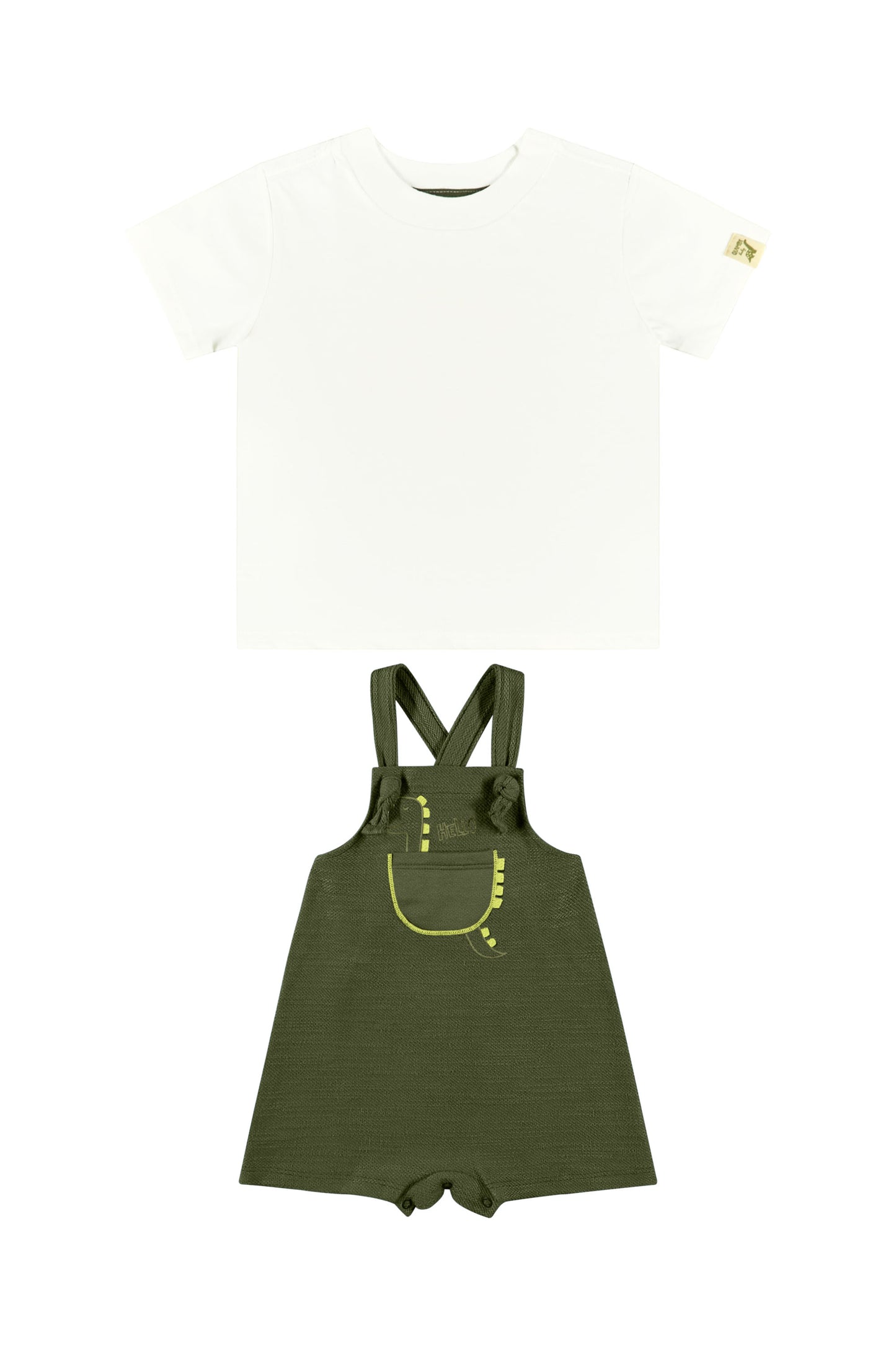 Set 2 piezas camisa y overall Quimby 34229-000106 690445