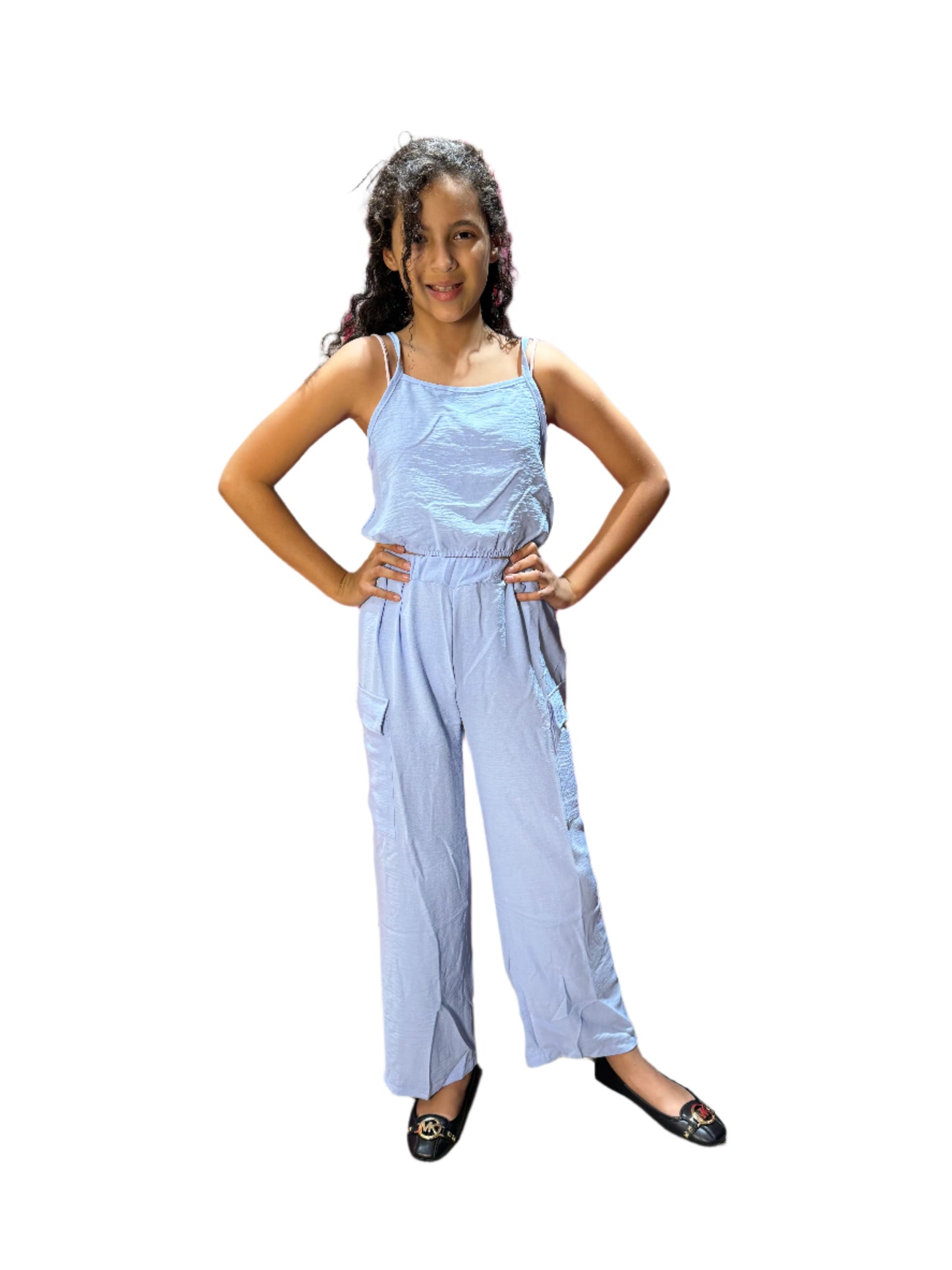 Conjunto set de dos piezas para niña CSG1208-9 590350 Azul