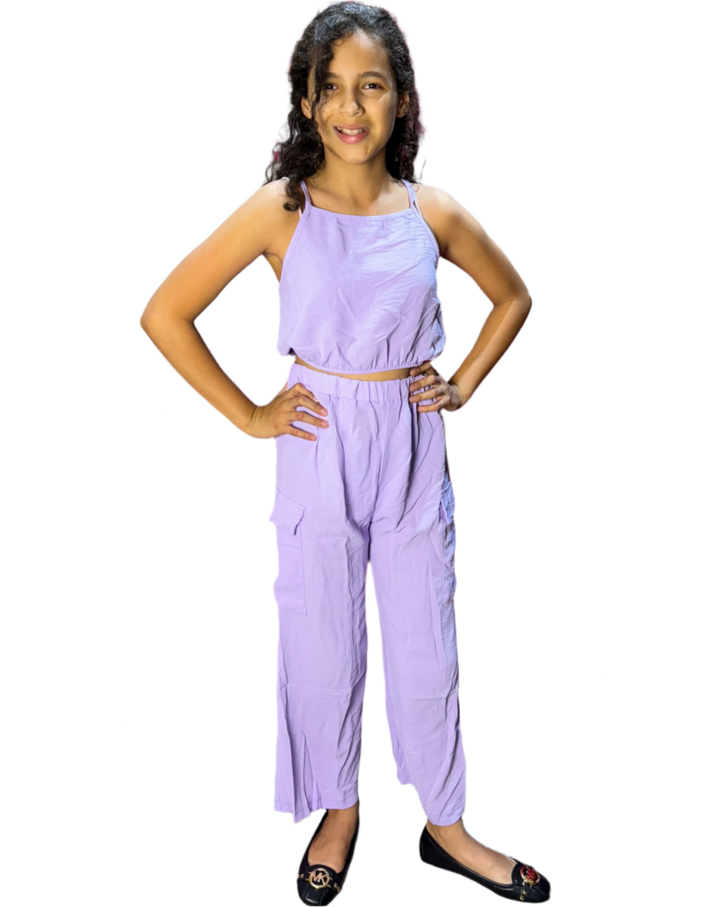 Conjunto set de dos piezas para niña CSG1208-9 590390 morado
