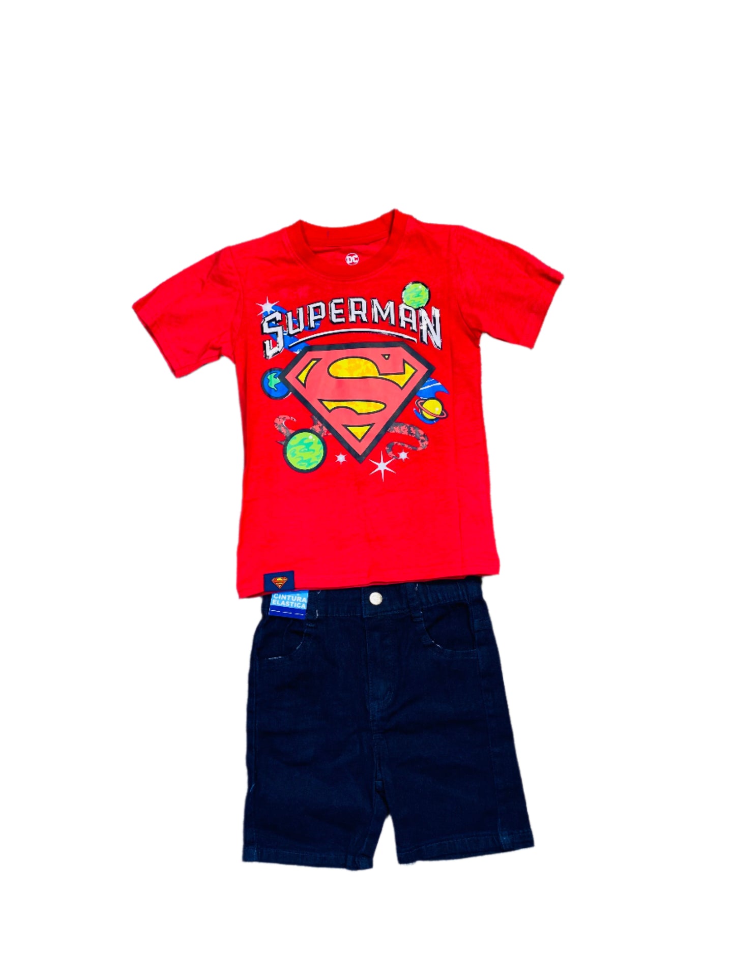 Set conjunto para niño super man DC Comics 2-8 años rojo C9-SM-1063N 490365