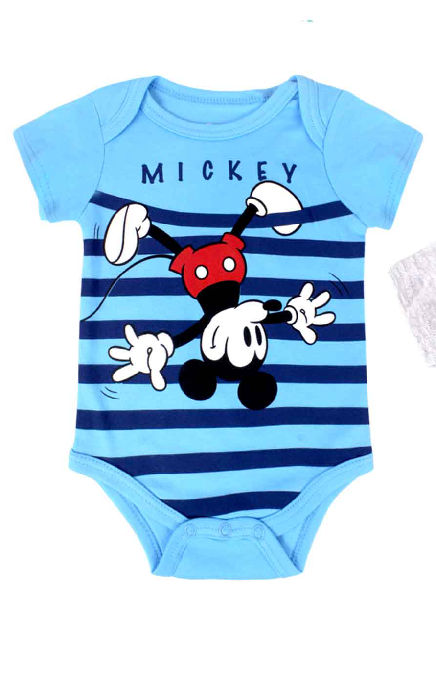 Mameluco bebe niño mickey disney 0 a 24 meses Azul D2-MK-1016B 350185
