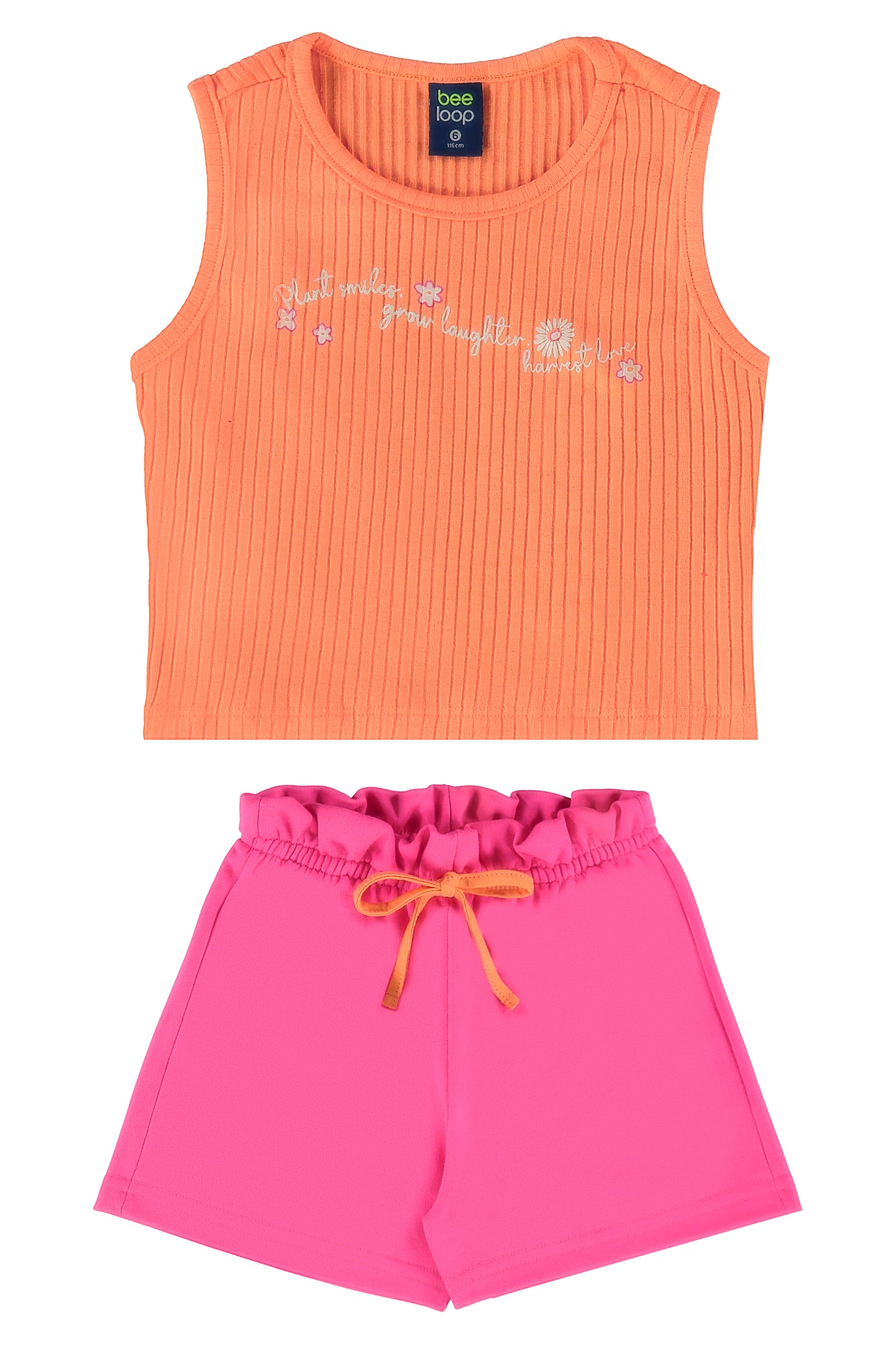 Conjunto para niña short y camisa 18031-151247 520445 bee loop