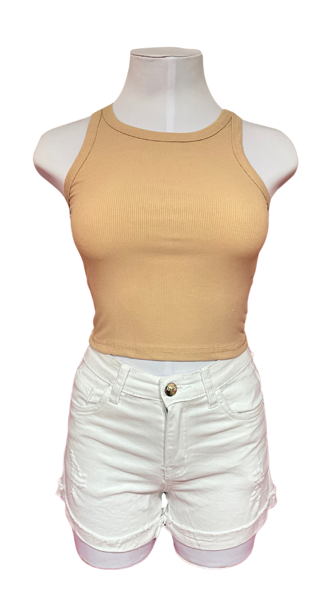 Camisa para Dama top basic beige CTD1170-35 295195