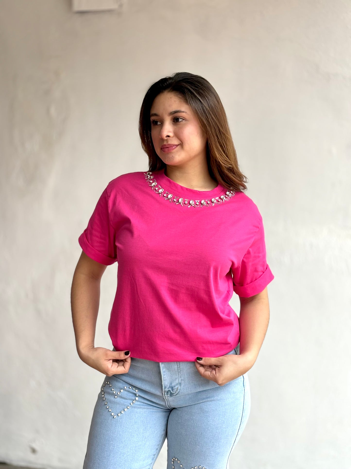 Blusa para Dama rosado CTD1128-19 580375