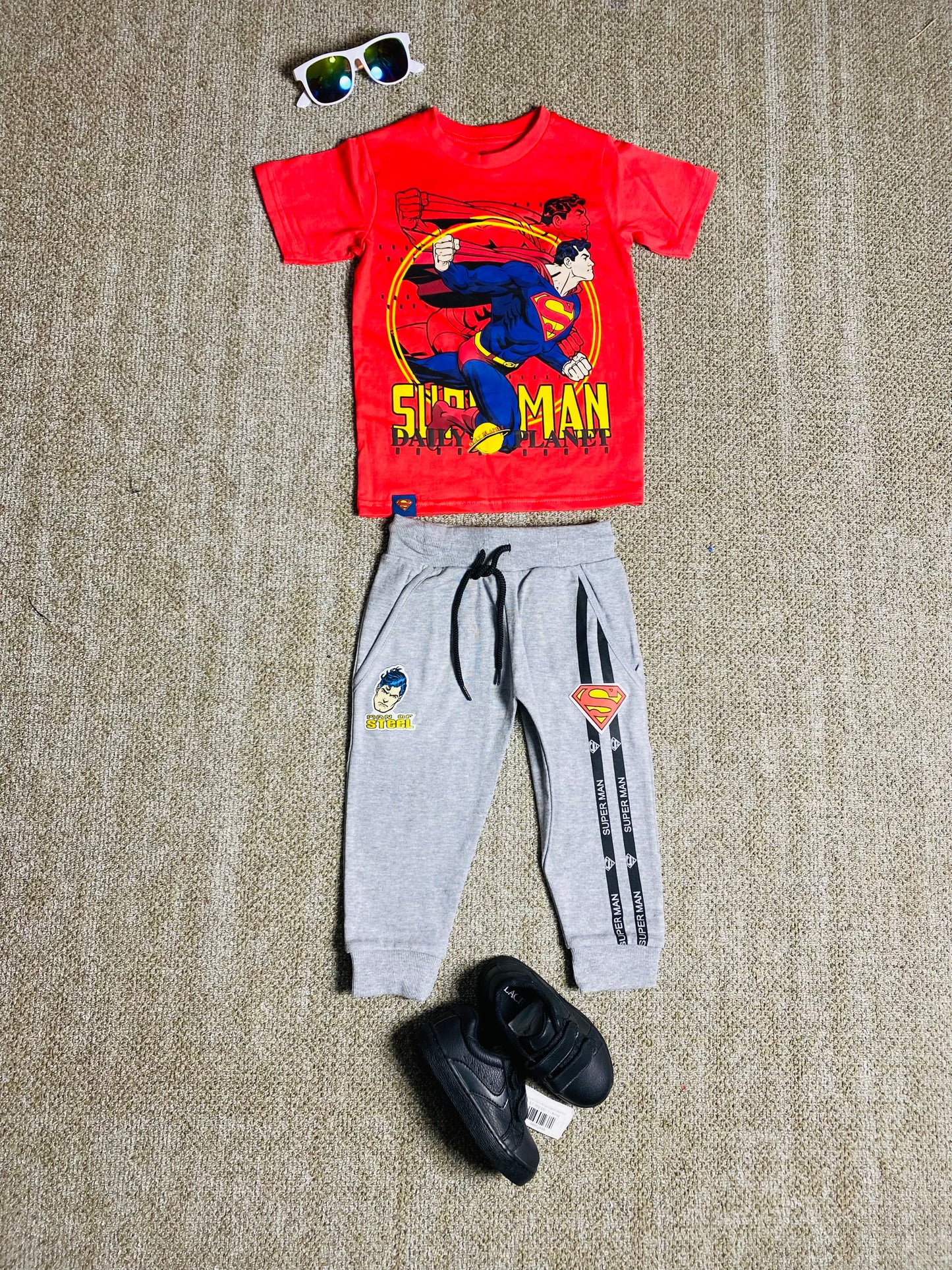 Set conjunto para niño Super Man 2-8 años camisa y buzo C9-SM-956N 450365