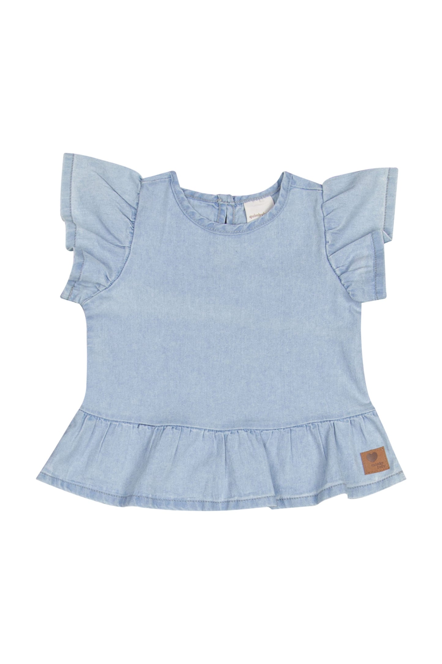 Set 2 piezas azul jean quimbybaby bebe niña 30236 745545