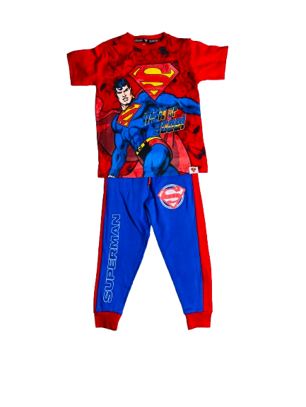 Set conjunto para niño Super Man 2-8 años camisa y buzo C9-SM-1056N 590385