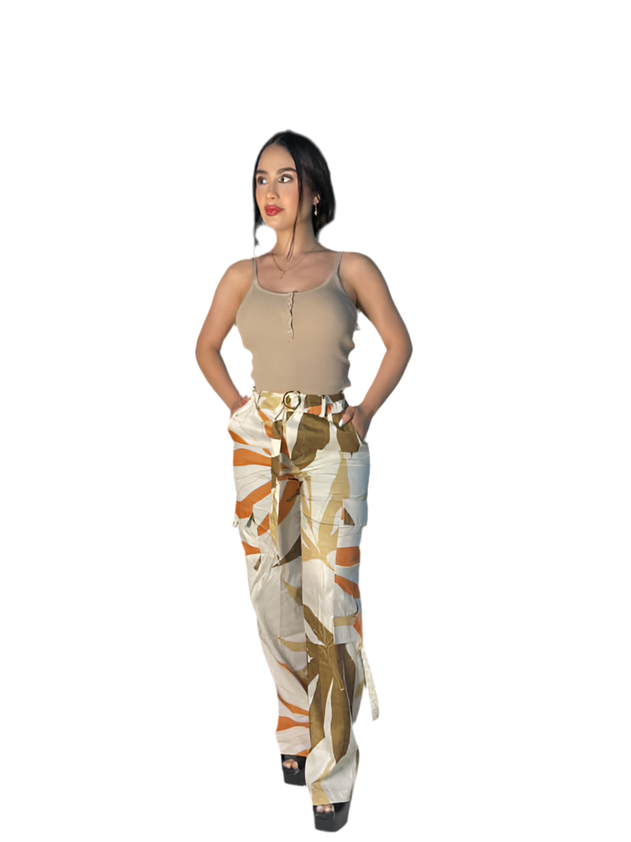 Pantalón cargo dama Intrigue beige IN3-2288 690520