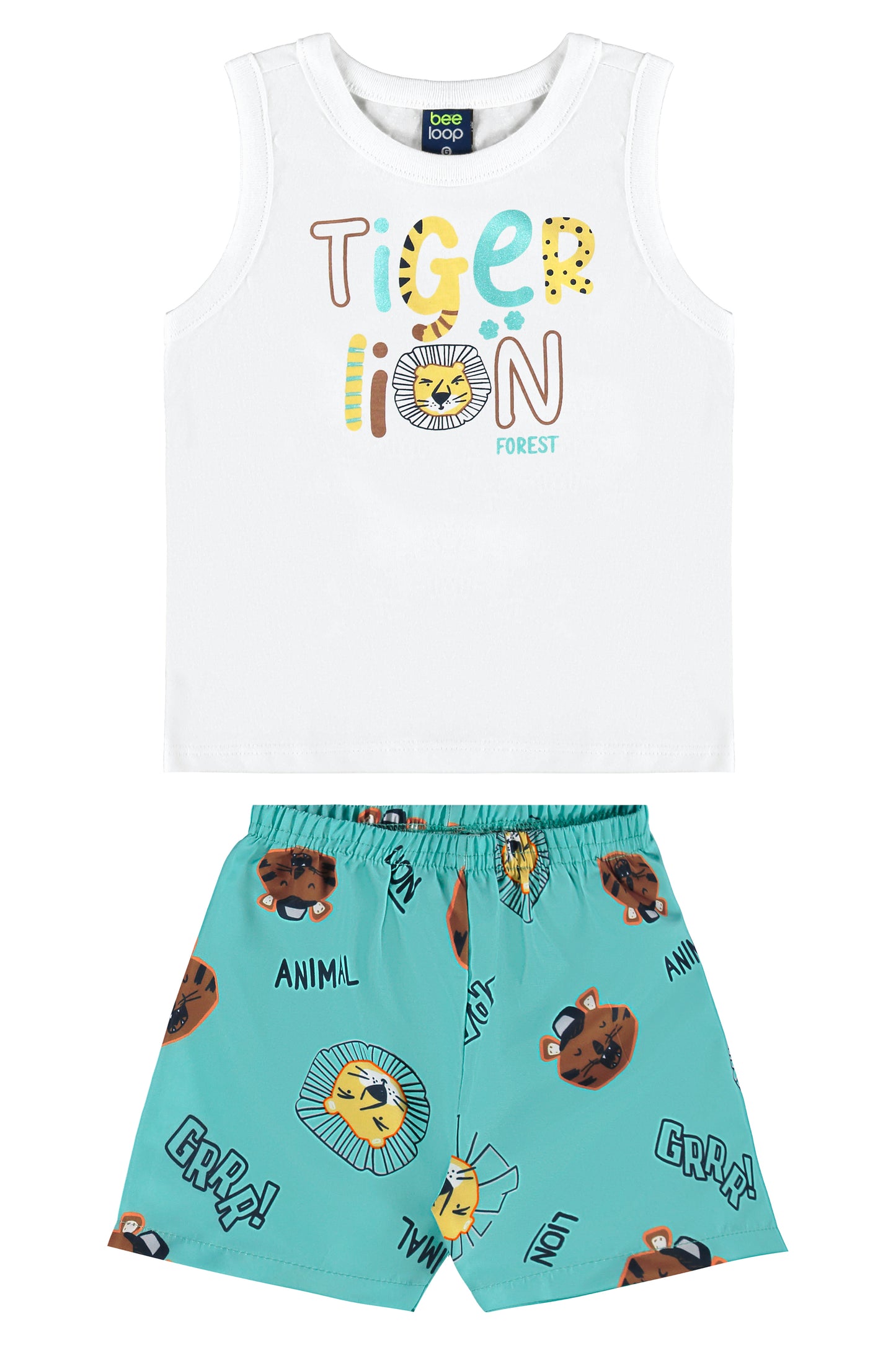 Conjunto 2 piezas camisa y short niño 18001-000101 490399 bee loop