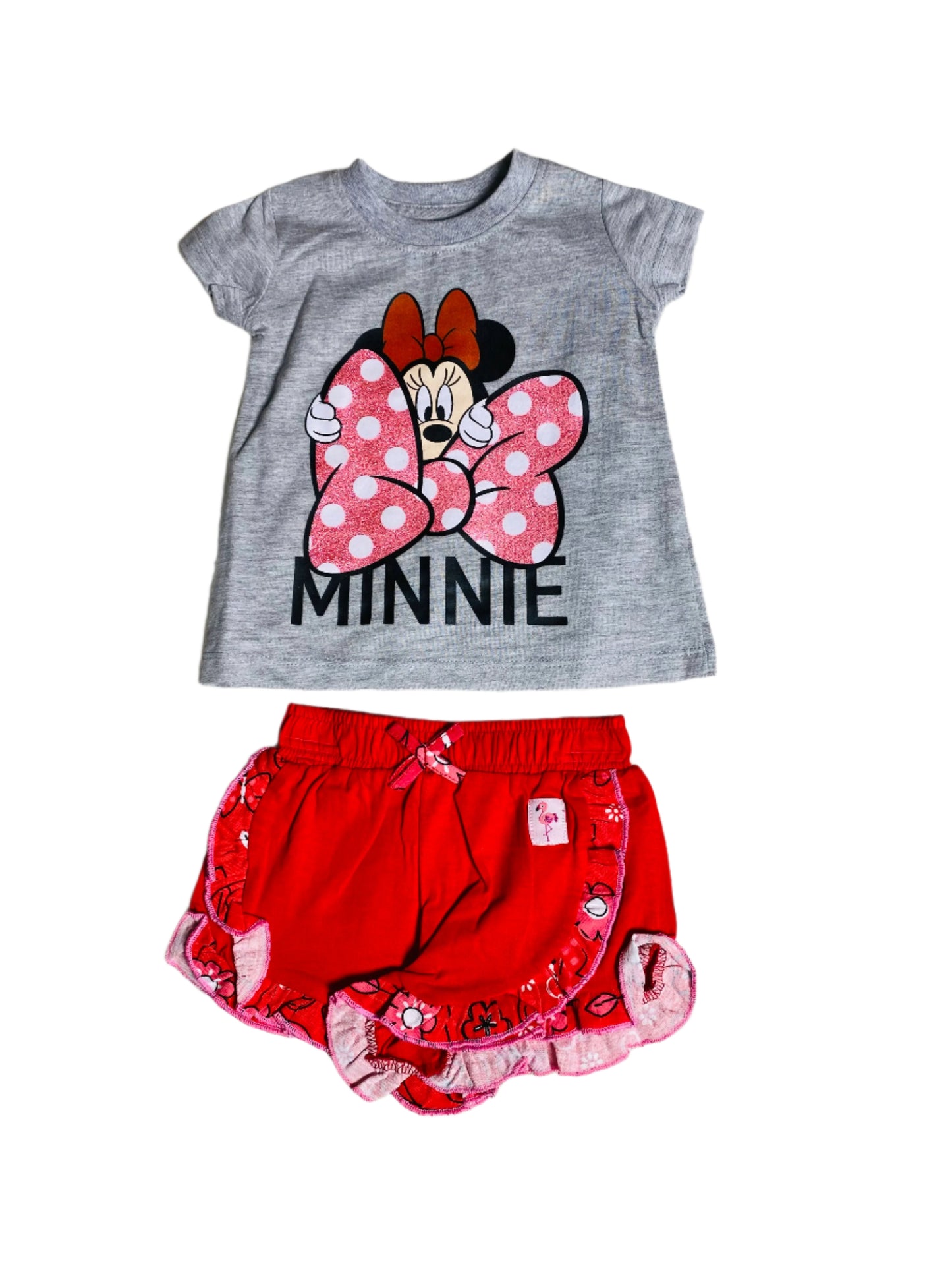 Set conjunto dos piezas minnie 12m a 3T gris D9-MI-1166B 445285
