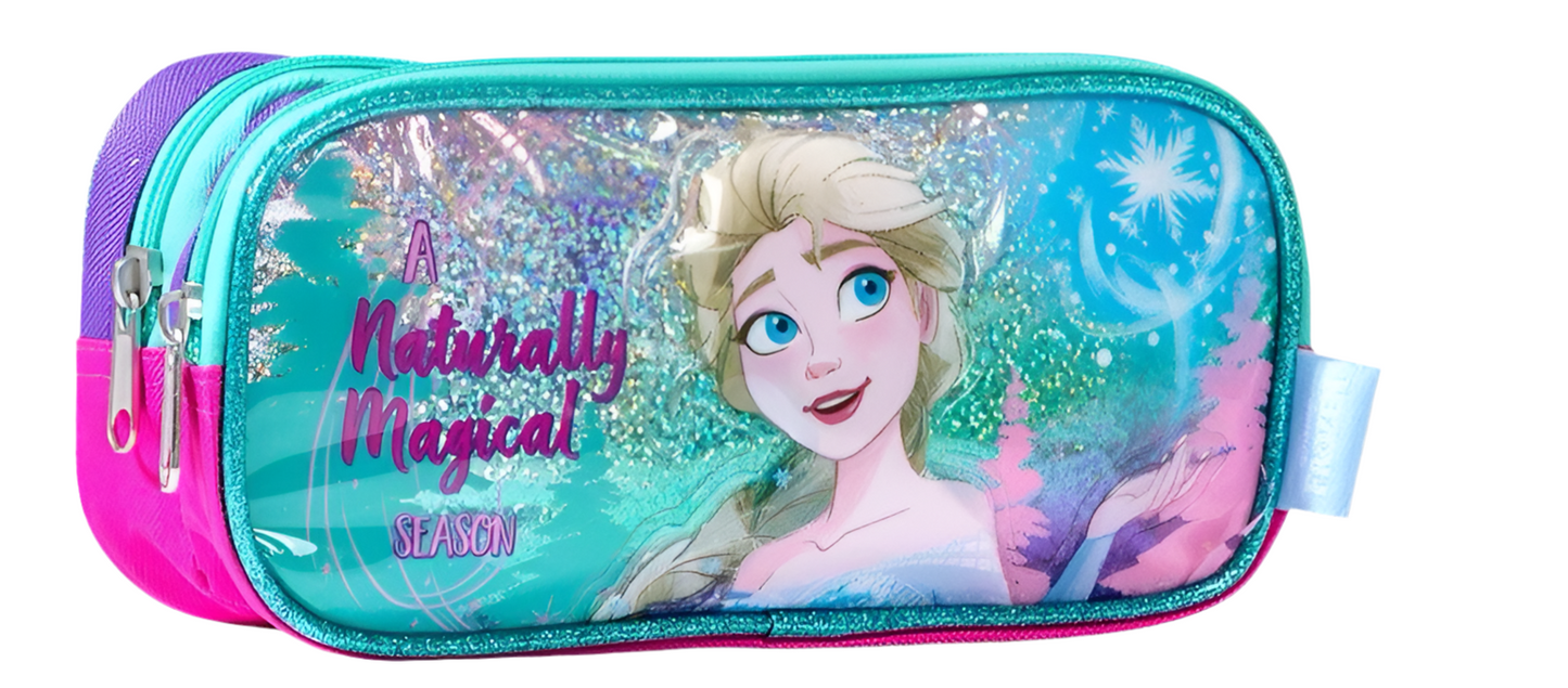 Cartuchera azul frozen princesa 225x11x7 068-220140 260180