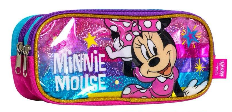 Cartuchera minnie azul 225x11x7 077-220132 260180