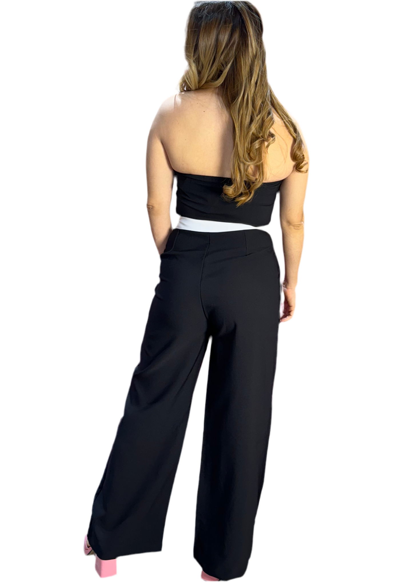 Set de dos piezas para dama mujer CSD1187-20 negro 1090/575