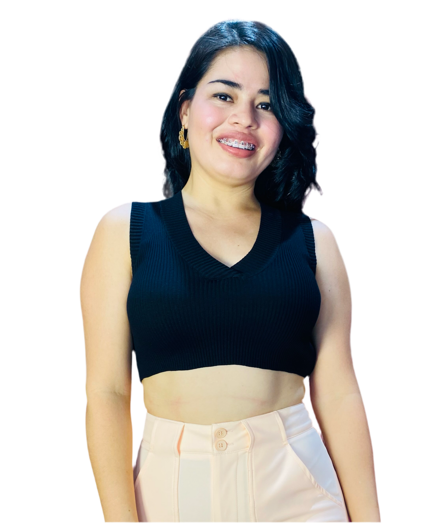 Camisa Blusa Dama negra CTD1138-20 350265