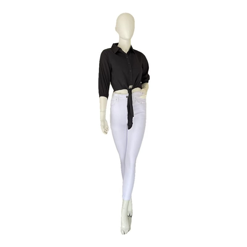 Camisa con mangas dama PR1-734 negra 350260