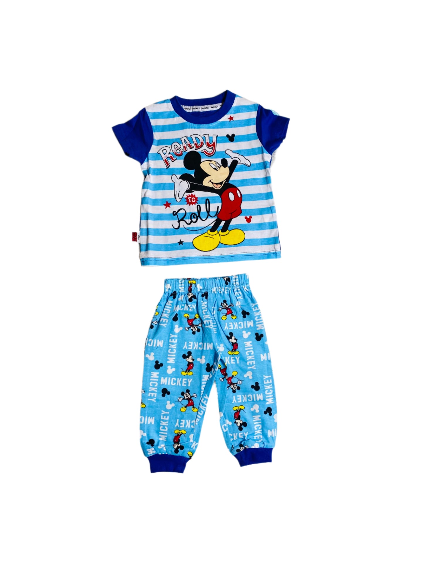 Pijama bebé niño mickey 12m a 3T azul D3-MK-641B 490315