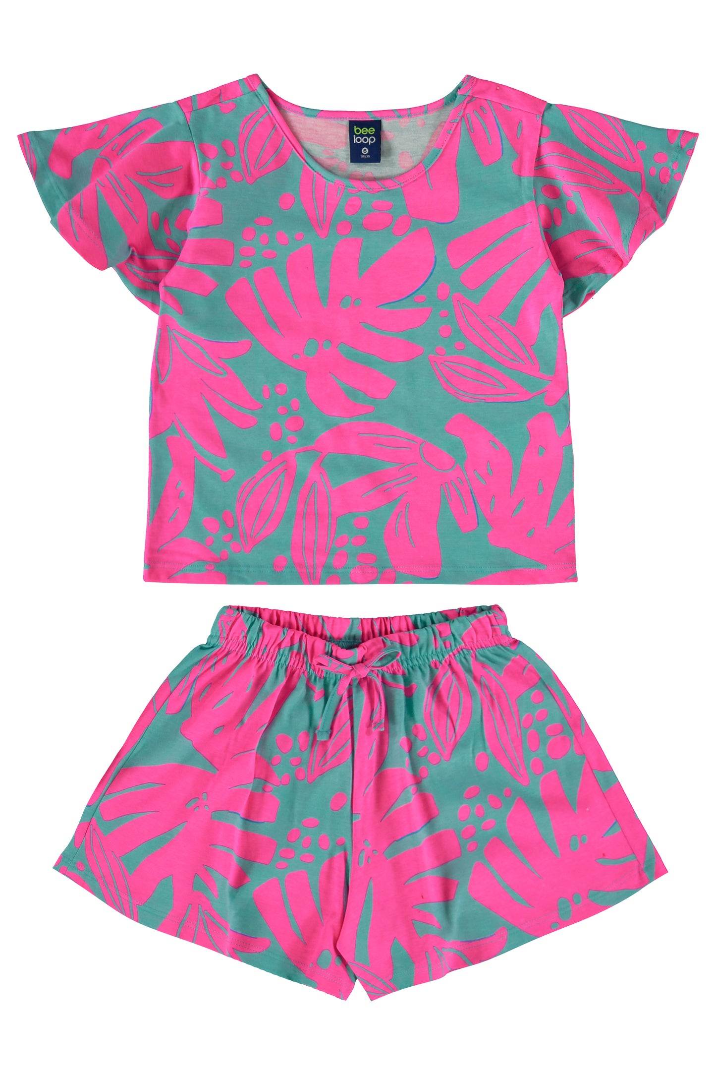 Conjunto para niña short y camisa 18022-FLO973 545390 bee loop