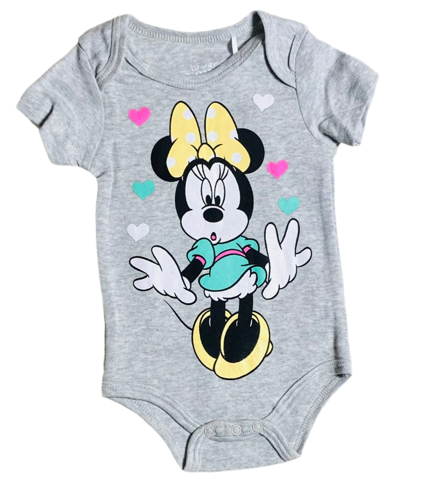Mameluco bebe niña mickey disney 0 a 24 meses D2-MI-1015B gris 350185