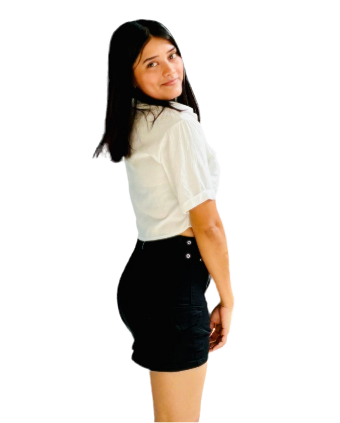 Camisa blusa dama cuello Blanco CTD1210-2 490390