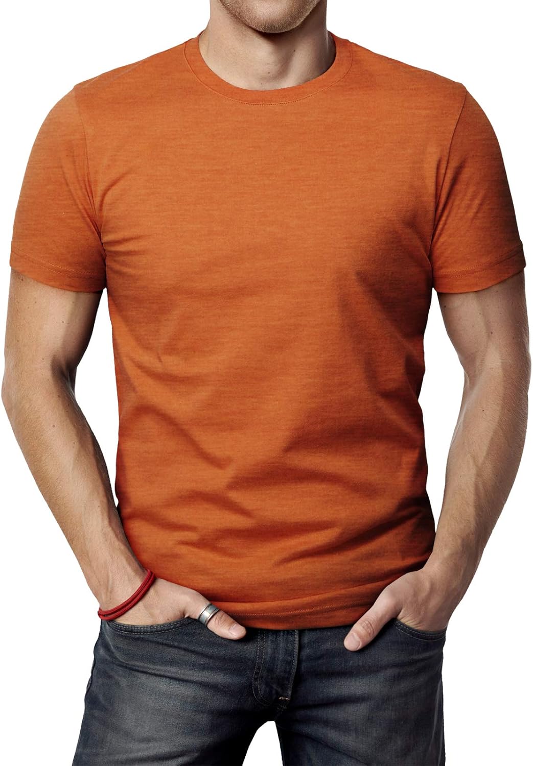 Camisa camiseta café terracota hombre 018-M23-294 590/390