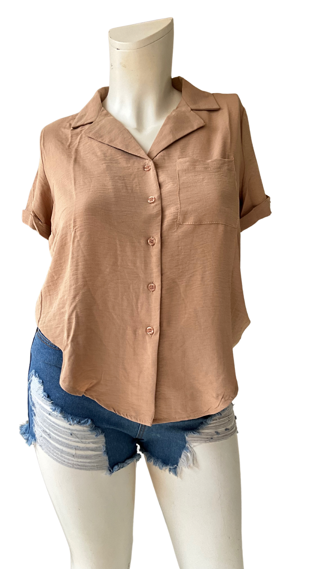 Camisa para dama mujer Beige CTD1152-16 495350