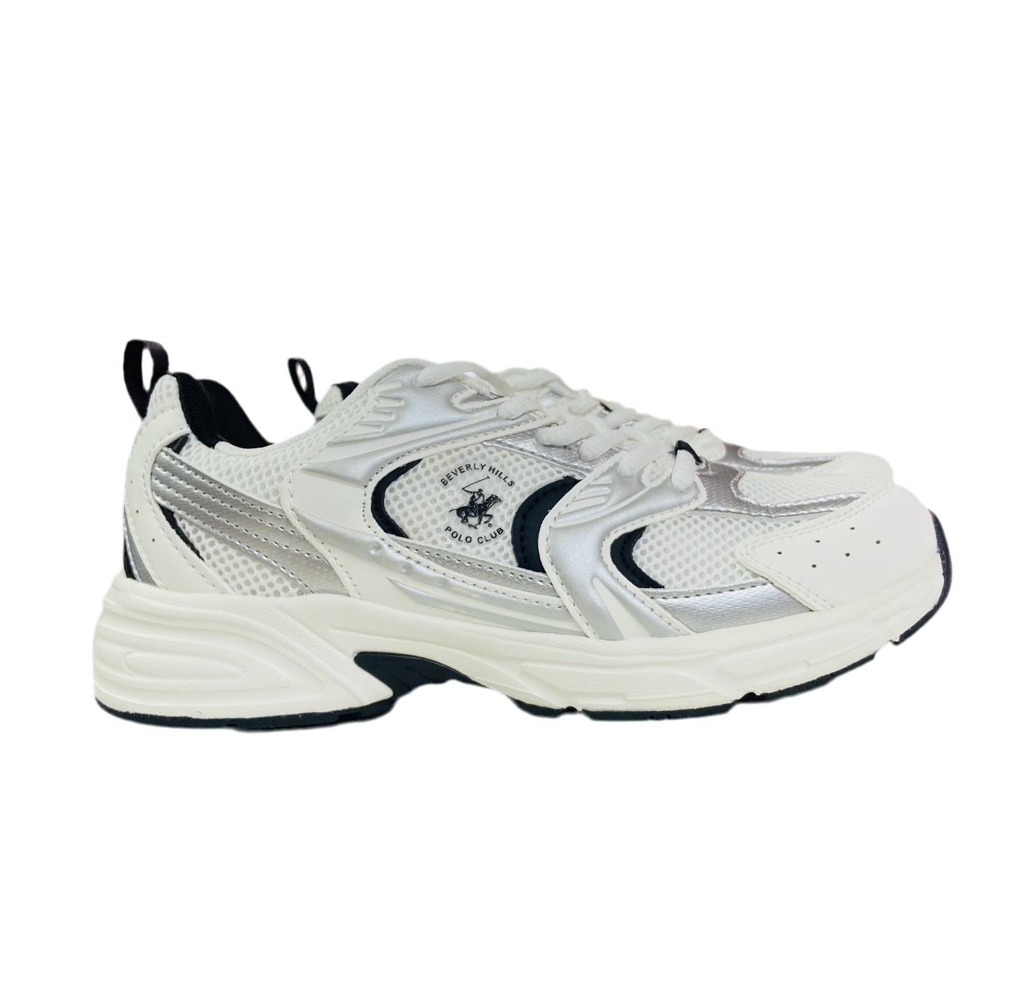 Tenis blanco negro Polo adulto mujer o niña grande JENNY-WHBL-W5-B 965740