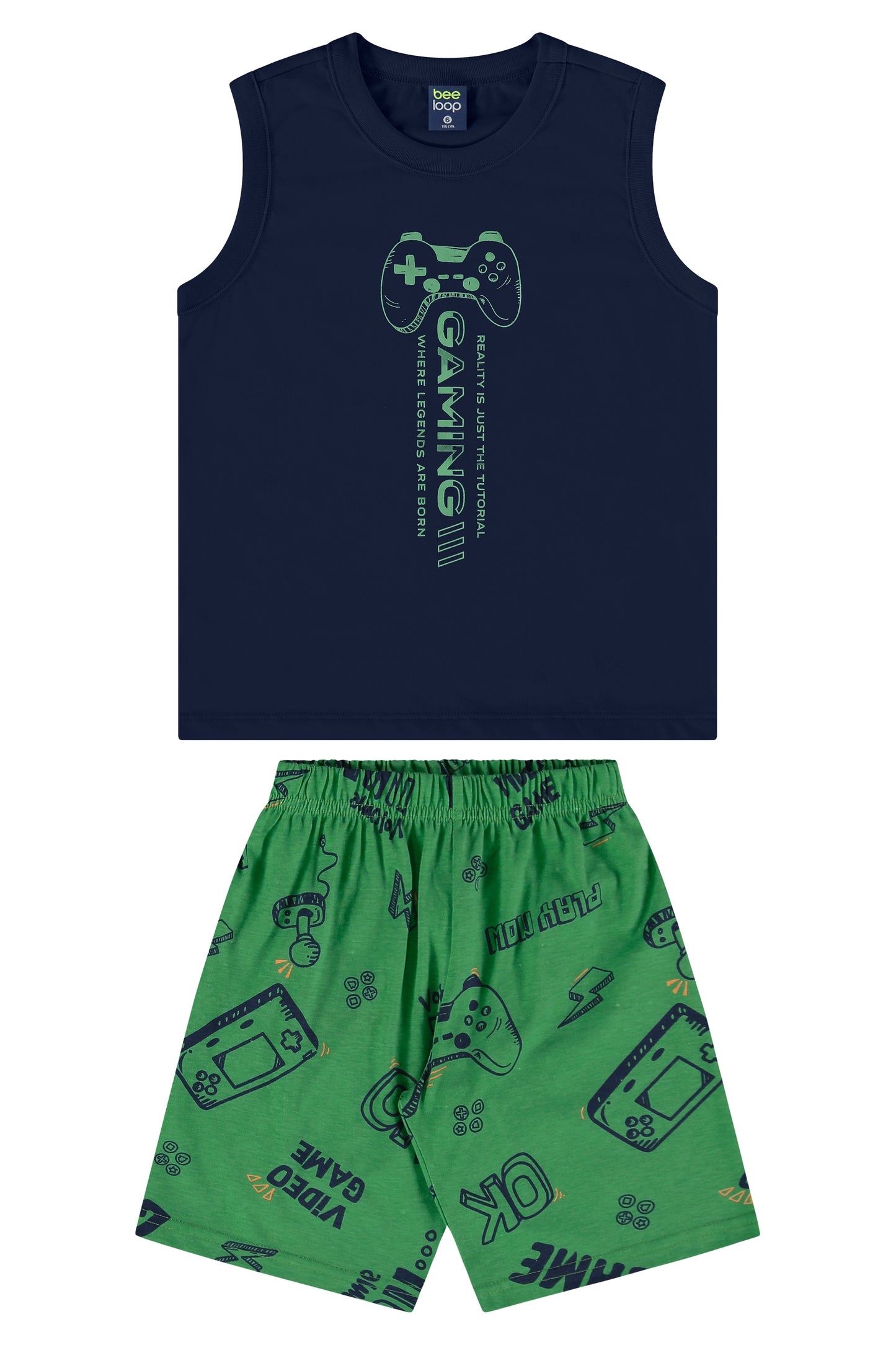 Conjunto short camisa Niño 18042-193921 690360 bee loop