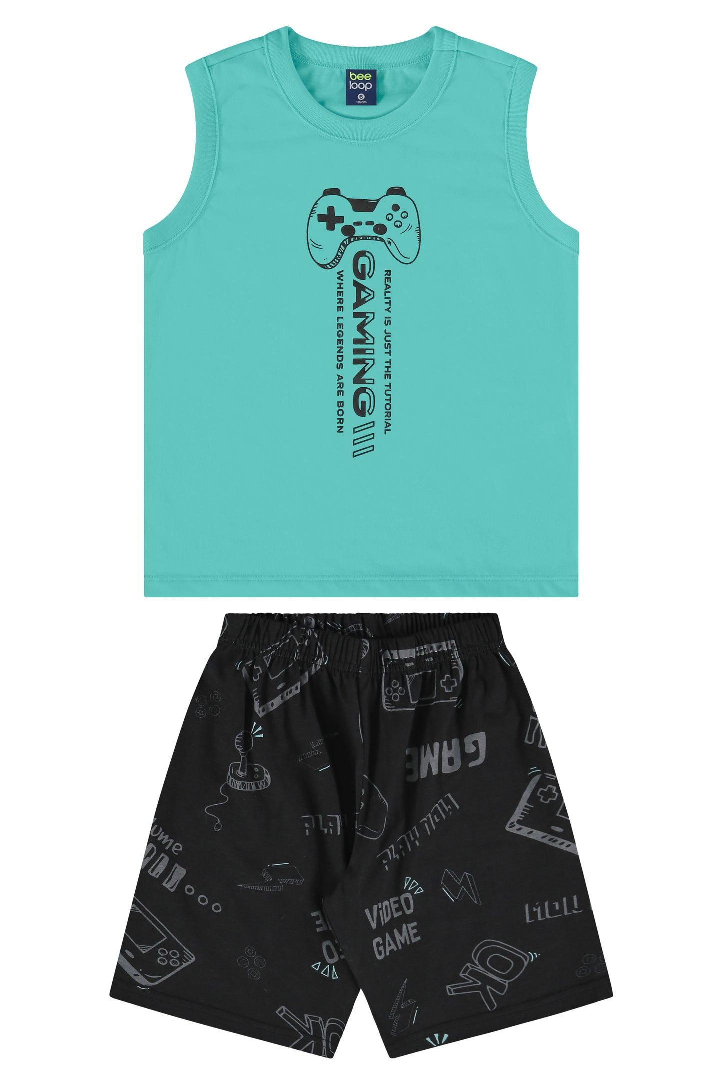 Conjunto short camisa Niño 18042-155218 565415 bee loop